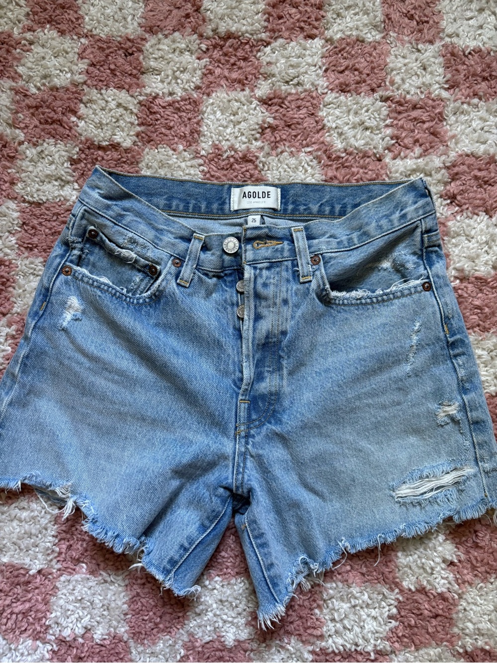 Agolde ‘Parker Long’ Shorts